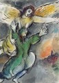Moise bendice a los hijos de Israel contemporáneo de Marc Chagall